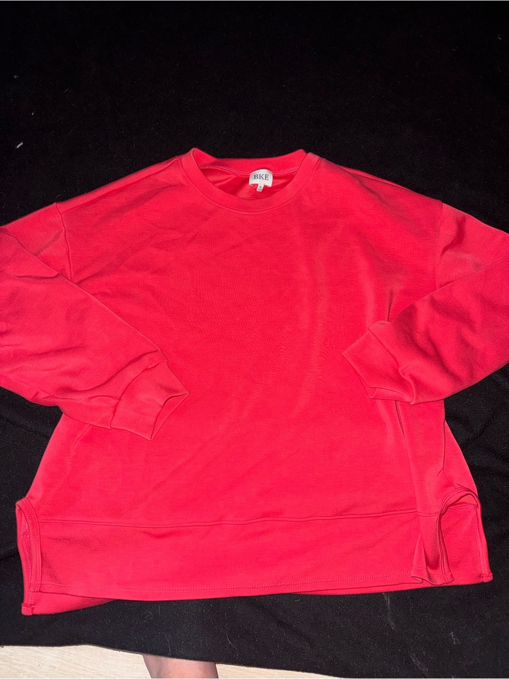 BKE Pullover Top in Coral Pink